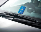 Prolac Parkscheibe für Autos, mit 3 integrierten Einkaufswagenchips und Eiskratzer - Parkuhr aus widerstandsfähigem Kunststoff - Eiskratzer Auto