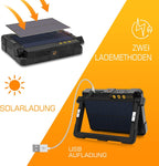 MEIKEE 80W Led Arbeitsleuchte 12000MAH LED Baustrahler Akku Strahler 4 Lichtmodi Campinglampe Tragbar 5 Helligkeiten Solar USB-Aufladung Akku Lampe für Camping, Garage, Bau, Reparatur, Notfall 2PCS