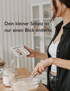 Momcozy Babyphone mit Kamera 5 Zoll 1080P HD-Video Babyphone ohne WLAN mit Kamera und Audio 5000 mAh Akku Babyphone, IR-Nachtsicht Weitwinkelobjektiv 2-Wege-Audio Vox-Modus 960 Fuß Reichweite