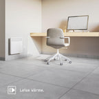 STIEBEL ELTRON Wandkonvektor CNS 250 Trend, 2,5 kW für ca. 30 m², TÜV geprüft, LC-Display, Wochentimer, Elektroheizung energiesparend, Wandmontage, mit Stecker, 236529