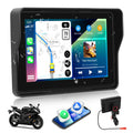 CAMECHO [2025 Carplay Motorrad Dash Navi Display für Moto, 5 Zoll HD-Touchscreen Wasserdicht Motorcycle Navigationsgeräte mit Wireless Carplay Android Auto Bluetooth GPS FM EQ Ton