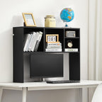 VEVOR Schreibtisch Bücherregal 1-stufiger Organizer (94 x 24 x 73 cm) Tischregale Schreibtisch Organizer Ausstellungsregal aus Spanplatten mit rutschfesten Füßen, für Büro Wohnheim, Schwarz