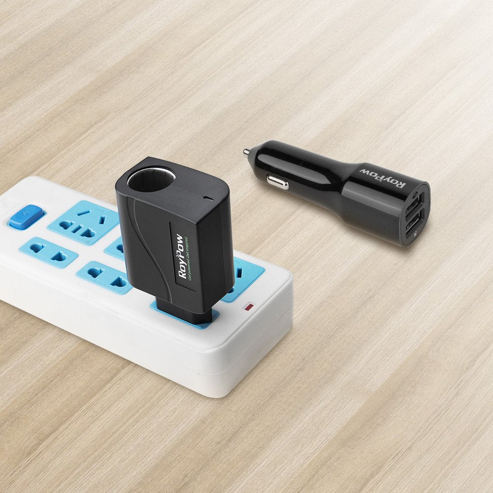 RoyPow KFZ Auto Power Supply Konverter Transformer 24W 12V2A AC zu DC Adapter 220V/240V zu 12V Auto Zigarettenanzünder Buchse