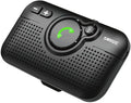 Bluetooth Freisprecheinrichtung für Auto mit Clip, 3W Lautsprecher Freisprechanlage integriertes Mikrofon Automatische Wiederverbindung Siri und G-oogle Assistant Kompatibilität Dual-Telefon Support