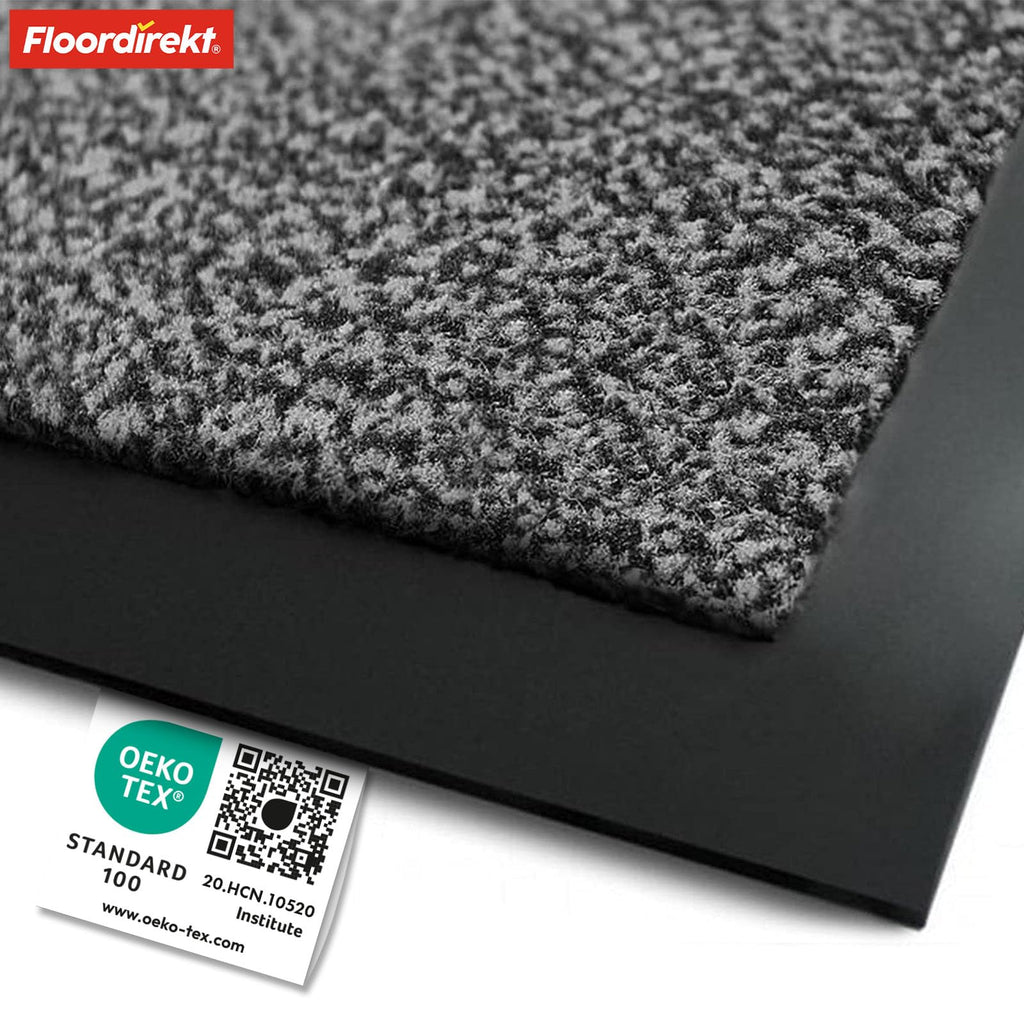 etm® Schmutzfangmatte - Note 1,6: Sieger Preis-Leistung - Fußmatte in vielen Größen - Türmatte Fußabstreifer für Haustür innen und außen (Anthrazit-Schwarz, 200x400 cm)