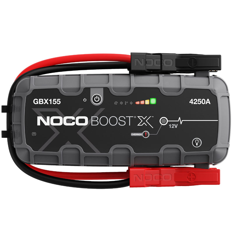 NOCO Boost X GBX155: 4250A UltraSafe Starthilfe Powerbank – 12V Lithium-Starthilfegerät & Starterkabel – Tragbarer Booster für Benziner bis 10,0L & Diesel bis 8,0L