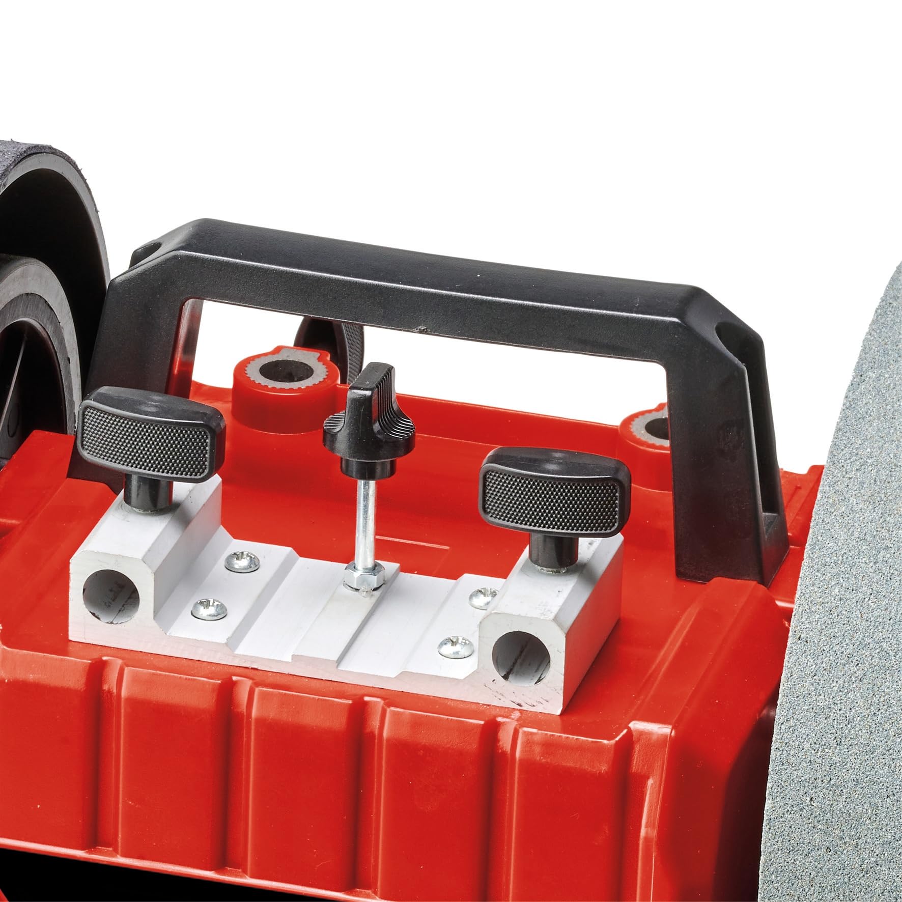 Einhell Nass-Schleifer TC-WG 200 (125 W, rostfreier Wassertank, inkl. Schleifstein, Winkellehre, Universalvorrichtung, Lederabziehscheibe, Nassschleifscheibe)