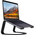 Twelve South Curve Laptopständer für MacBook und Notebooks | Ergonomischer, belüfteter Notebook Stand für Zuhause oder Büro, Mattschwarz, Matte Black