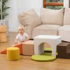 BanaSuper Schaumstoff-Kletterblöcke für Kinder, Schaumstoff Bausteine XXL, EN71-zertifiziert & rutschfest, Kinder Montessori Spielzeug, Waschbare Hülle für Indoor-Spaß, Baby Soft Playset(Bunt)