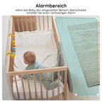 BOIFUN Babyphone mit 2 Kameras, 360 Gard WLAN 2MP Video Babyfon mit App, 4×Zoom, Bewegungsverfolgung, IR Nachtsicht, Weinen/Bewegungs/Geräuscherkennung, Temperaturerkennung