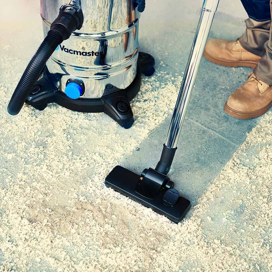 Vacmaster VQ1530SFDC 1500W 30L Nass Trockensauger Bodenstaubsauger Starke Saugleistung Staubsauger Edelstahl