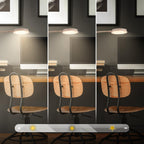 BRILONER - Stehlampe mit Touch, dimmbar, schwenkbar, Memoryfunktion, Leselampe, Wohnzimmerlampe, Schlafzimmer Deko, Deckenfluter, Standleuchte, Stehleuchte, 125,5 x 21 x 45 cm, Beige