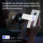 Levoit 20dB Standventilator sehr leise mit intelligenter Steuerung via APP & Alexa, DC Motor mit 30m Wurfweite, Ventilator mit Kühlung, Fan mit Fernbedienung, 4 Modi 12 Stufen 12 Std Timer