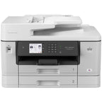 Brother MFC-J6940DW DIN A3 4-in-1 Farbtintenstrahl-Multifunktionsgerät (2 x 250 Blatt Papierkassette, Drucken, scannen, kopieren, faxen), Weiß, Mittel