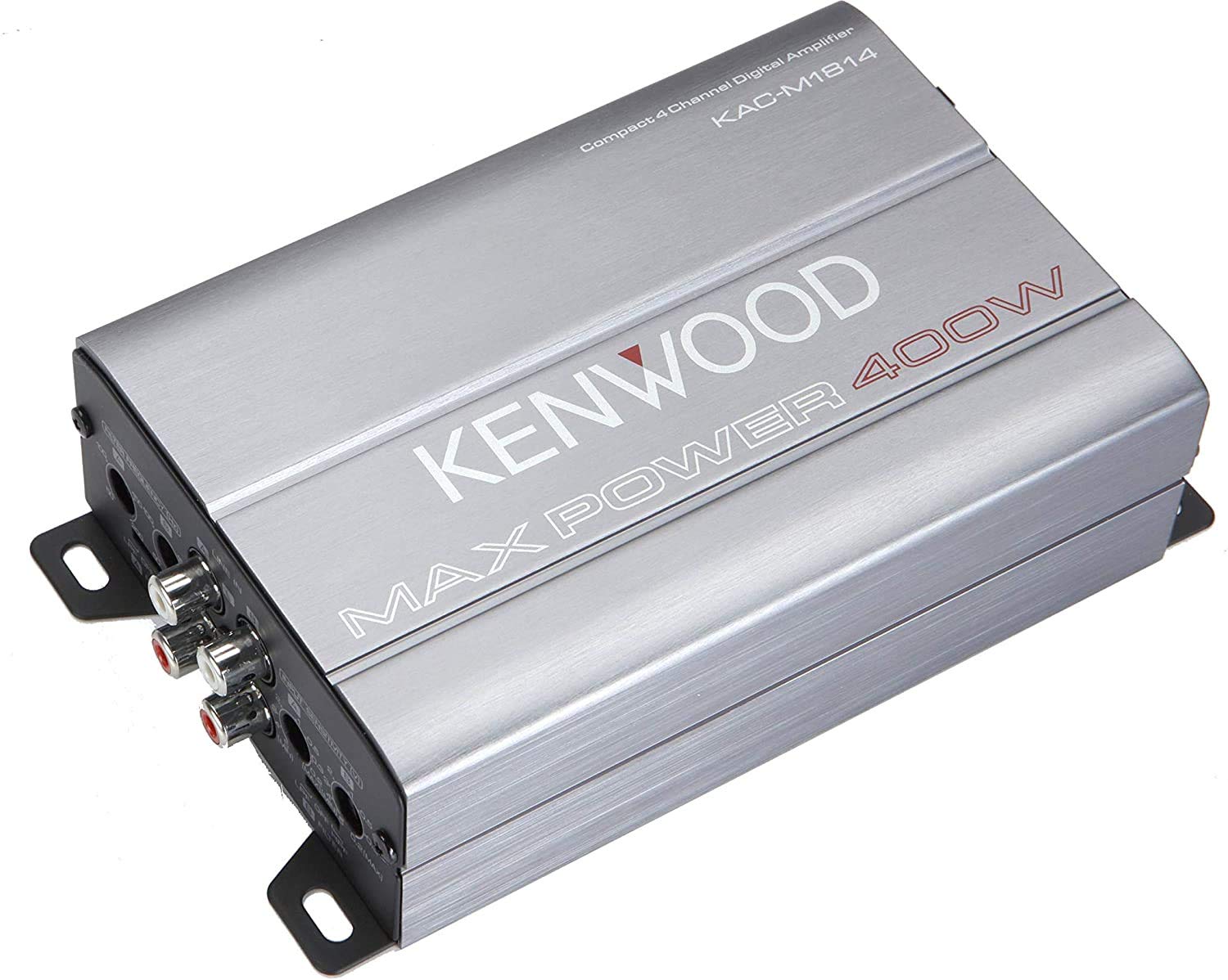 Kenwood KAC-M1814 4-Kanal-Digitalverstärker, kompakt, überbrückbar, 400 W max. Leistung