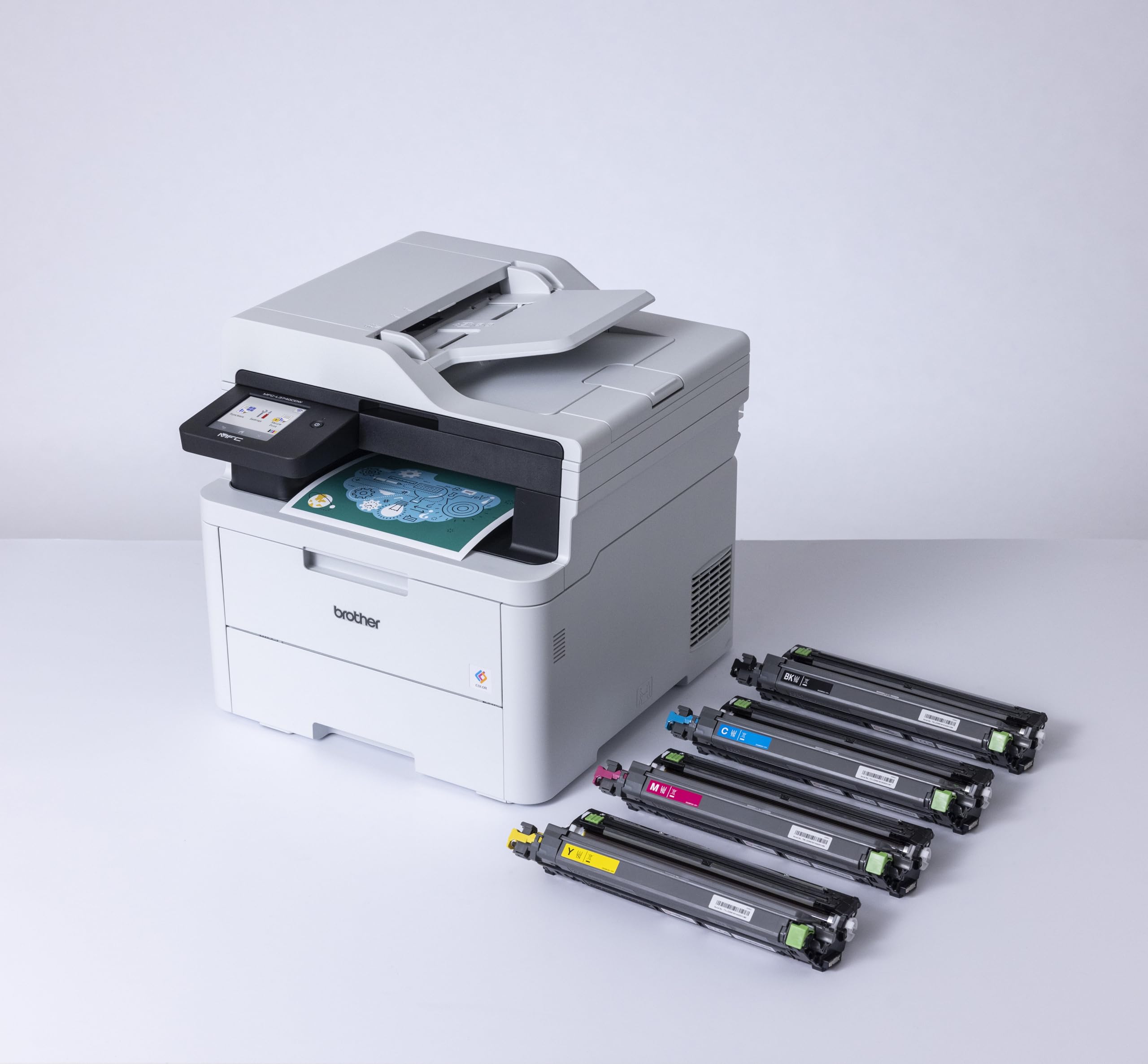 Brother MFC-L3740CDW - 4-in-1 Farb Multifunktionsgerät mit WLAN/LAN und Duplexdruck