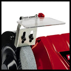 Einhell Stand-Bandschleifer TC-US 350 (350 Watt, Schleifband-/Schleifscheibenfunktion, Schutzhaube, Funkenschutzglas, inkl. Grobschleifscheibe + Schleifband) Kabelgebunden