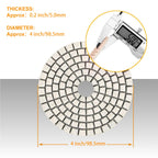 Nasspolierer, SPTA 800W / 220V 100mm Nass Poliermaschine mit variabler Geschwindigkeit und Granit-Diamantpolierkissen Betonpoliermaschine Steinpoliermaschine für Granit/Marmor/Beton/Stein (großer)