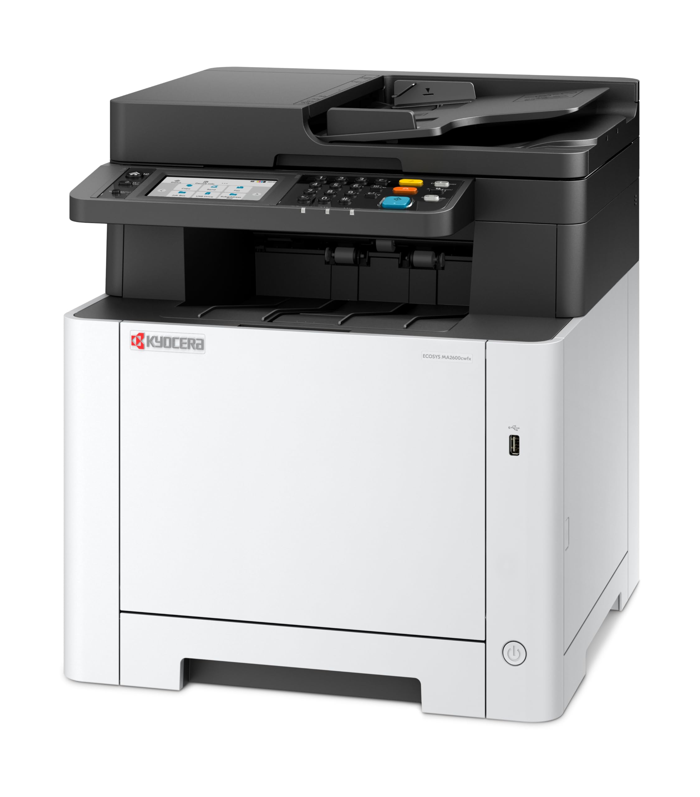 Kyocera Ecosys MA2600cwfx Farblaserdrucker Multifunktionsgerät WLAN: Drucker Scanner Kopierer, Faxgerät. Multifunktionsdrucker inkl. Mobile-Print-Funktion.