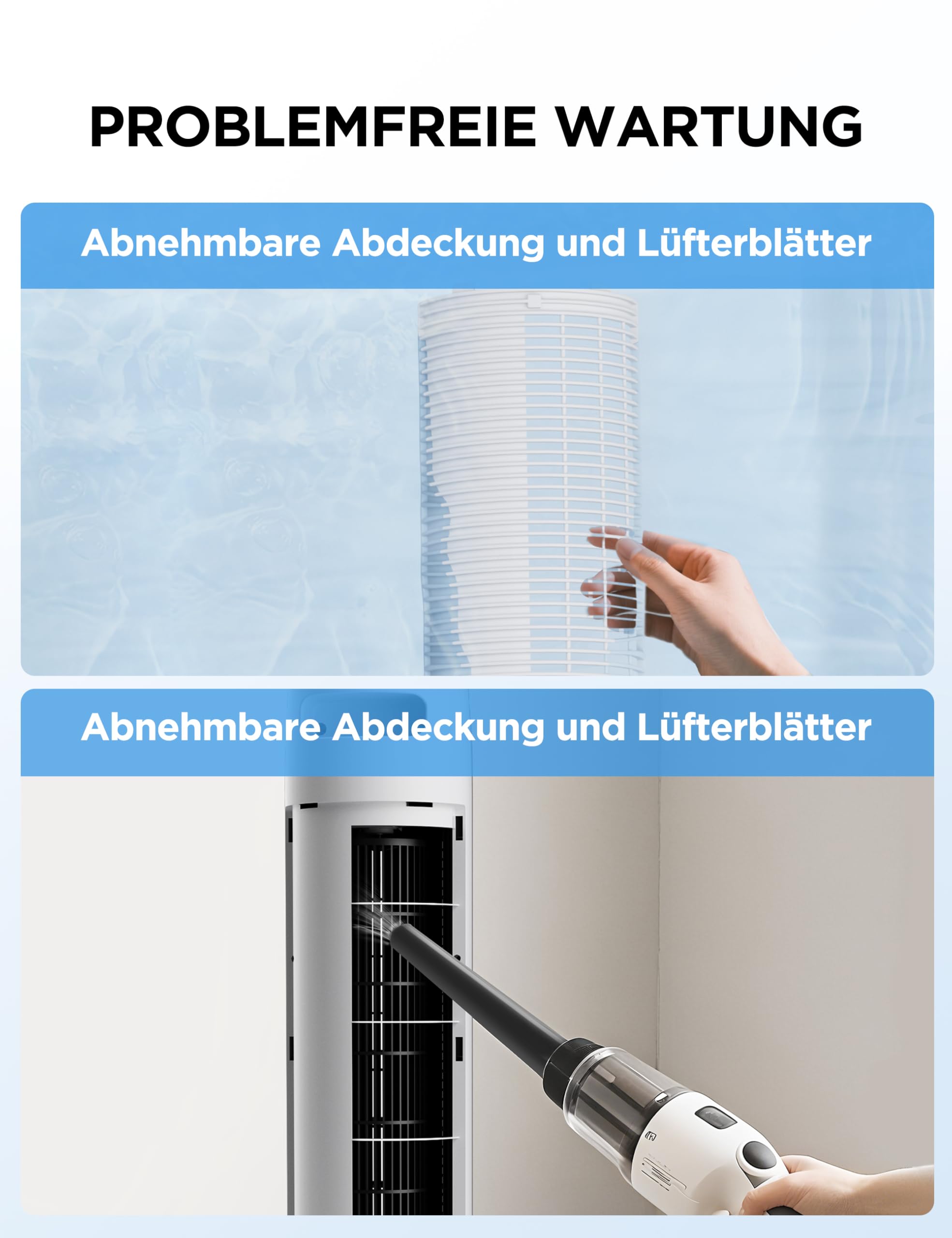 Midea FZ10-16AR Column Fan with Remote Control