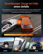 VANTRUE N4S 3 Lens STARVIS 2 Dashcam Auto, 5GHz WiF GPS 1944P+ 1440P+ 2.5K Dash Cam, 3 Channel HDR Nachtsicht Dashcams 10S. Puffer Parkmodus, LTE Optional, Sprachsteuerung, Max 1TB