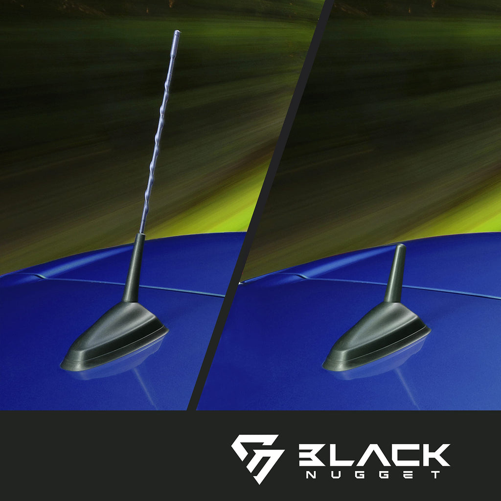 BlackNugget® Autoantenne 3cm - Universal Kfz Antenne - Dachantenne mit erstklassiger Empfangsqualität - Kurze Autoantennen für AM & FM Empfang - DAB Antenne Auto - Kurzstabantenne