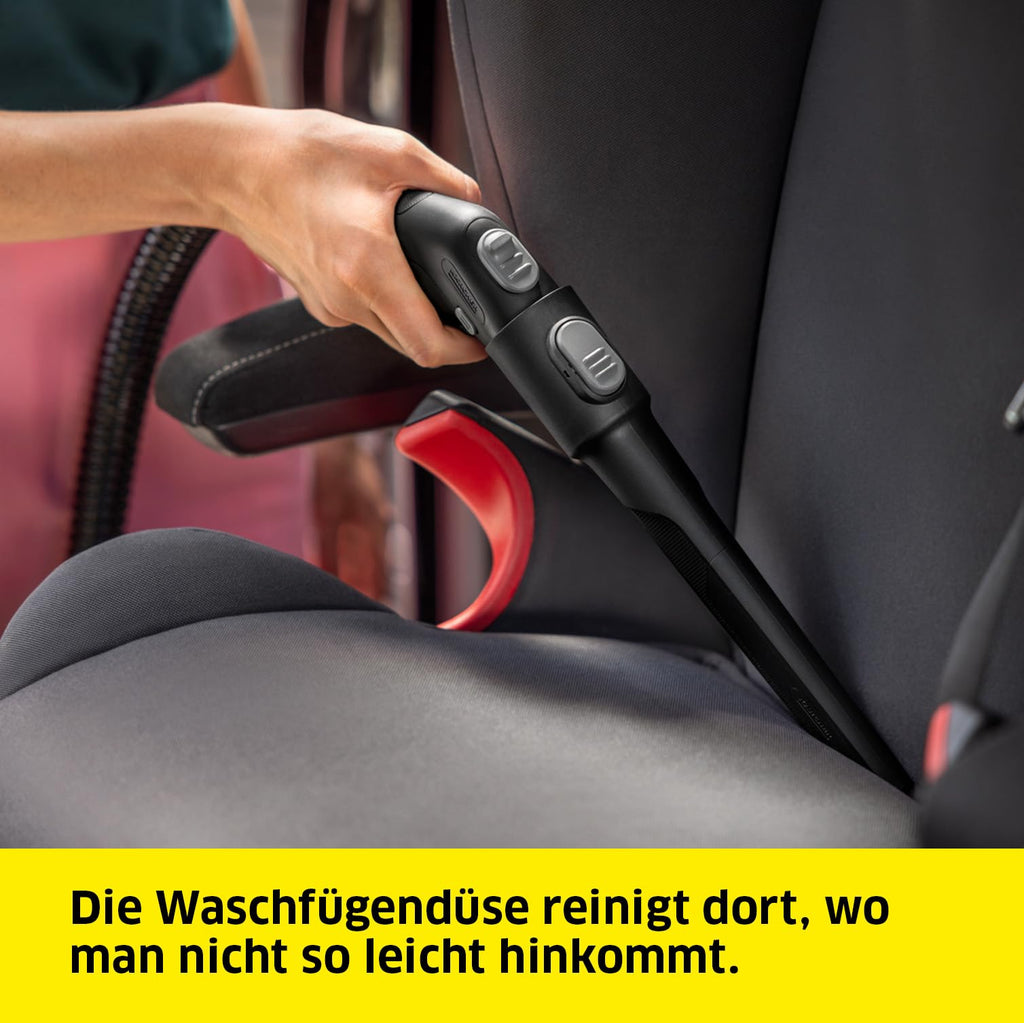 Kärcher Waschsauger SE 3 Compact, Aufnahmeleistung: 500 W, Frischwassertank: 1,7 l, Fläche: 2,76 m2, Gewicht: 4,1 kg, Sprühsaugschlauch, Waschpolsterdüse und Waschfugendüse