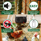 Gardigo® Marderschreck Marder-Frei Mobil - 2er Set | Marderschreck Auto | Ultraschall Marderabwehr | Marderschreck Auto Batteriebetrieben | Marderschutz für KFZ, Motorraum, Dachboden, Haus, Garten