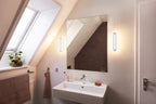 LEDVANCE Smart LED Badezimmerlampe white, 1200LM, 3000-6500K, 300mm x 70mm, IP44, Orbis Bath Wandleuchte, Badezimmerleuchte mit Wifi Technologie, dimmbar, steuerbar über App und Sprachassistenten