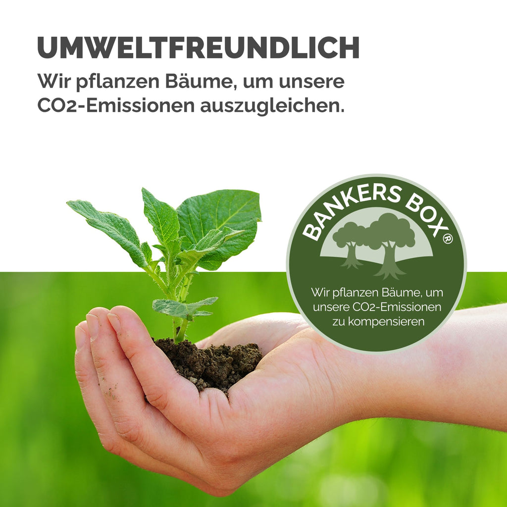 BANKERS BOX Aufbewahrungskarton mit Deckel aus stabiler B-Flute Wellpappe, braun, für Haushaltsgegenstände, Spielzeug, Dokumente, 100% recycelt und recycelbar, 10 Stück