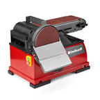 Einhell Stand-Band-Tellerschleifer TE-US 400 (400 W, Ø 150 mm Schleifteller, 100 x 914 mm Schleifband, 348 m/min max. Schleifbandgeschwindigkeit, inkl. Zubehör)