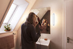 LEDVANCE Smart LED Badezimmerlampe white, 1200LM, 3000-6500K, 300mm x 70mm, IP44, Orbis Bath Wandleuchte, Badezimmerleuchte mit Wifi Technologie, dimmbar, steuerbar über App und Sprachassistenten