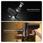 roborock F25 Combo Nass Trockensauger Akku Staubsauger 5-in-1, 90°C Hochtemperatur Selbstreinigung und Trocknung, 20.000 Pa Absaugleistung, Ultraleise Stielstaubsauger für Tierhaare, Harte Böden