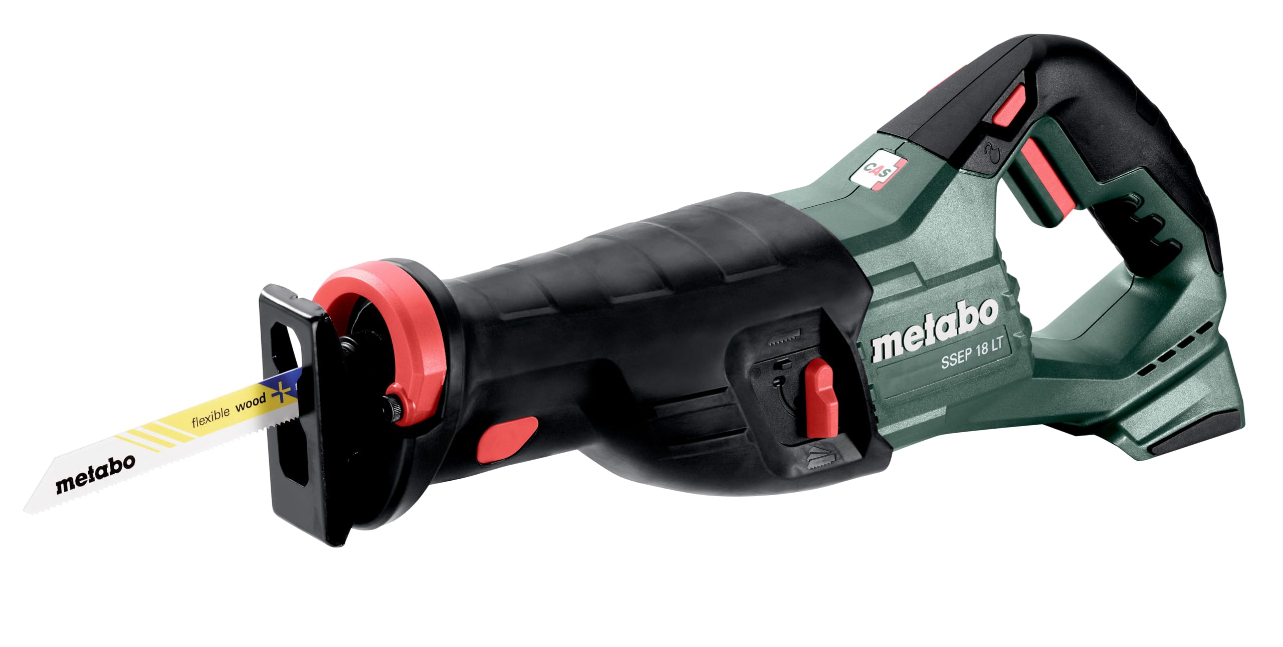 Metabo Akku-Säbelsäge SSEP 18 LT – 601616850 – 18 V – Ideal für schwer zugängliche Stellen – Ohne Akku und Ladegerät