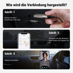 UGREEN Aux Bluetooth Adapter Auto Bluetooth 6.0 Empfänger Klinke für Freisprechanruf und Wireless Musik kompatibel mit Auto mit Aux und USB Anschluss, Lautsprecher, Verstärker (Grau-Standard)