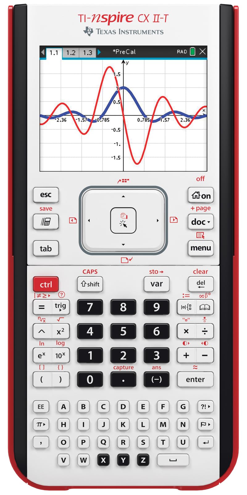 Texas Instruments Grafikrechner TI-Nspire CX II FC, NSCX2/FC/6E8/A