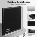 UniTak3D Honeycomb Wabentisch für Laser Graviermaschine 500x500mm for XTool D1/D1 Pro/S9/S10/S30 Pro/RAY5 Engraver Desktop Protection with Aluminiumplatte Working Area 460x460mm
