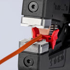 KNIPEX PreciStrip16 Automatische Abisolierzange, in Blister, 0,08-16 mm², Feinjustierung, einstellbarer Längenanschlag, 12 52 195 SB