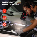 FNNEMGE Starthilfe Powerbank 6000A 26800mAh Spitzenstrom 12V(Alle Benzin und 10,0L Diesel) Auto Upgrade Booster,Mit USB Quick Charge 3.0, LED Licht, EC-5 Ausgabe.