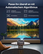 Ultimea Beamer Full HD 1080P Native mit Autofokus und 6D Trapezkorrektur, Beamer 4K Heimkino Unterstützt 700 ANSI 21000 Lumen, 5G WiFi Projektor Bluetooth, Outdoor Projektor für iOS/Android/TV Stick