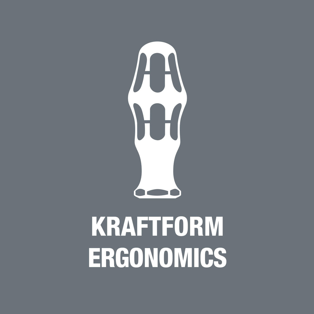 Wera '05051575001 1060 i/1062 i/6 Schraubendrehersatz Kraftform VDE, 6-teilig, Gelb/Rot