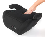 babyGO Sitzerhöhung Booster nach neuer I-Size Norm - Kindersitzerhöhung - Kindersitz/Autositz für Kinder (125-150 cm) Schwarz