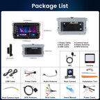 NHOPEEW 7 Zoll Android Autoradio mit 4 + 64 GB und USB Typ-C-Anschluss für VW Passat B6, B7 Golf 5 6 Jetta T5 EOS POLO Touran Seat Sharan Unterstützt CarPlay und Android Auto WiFi GPS + Rückfahrkamera