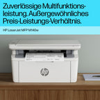 HP LaserJet MFP M140w Multifunktions-Laserdrucker, Monolaser, Drucker, Scanner, Kopierer, Duplex-Druck, DIN A4, WLAN, Airprint, Schwarz-weiß-Drucker