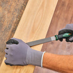 Bosch Raspel Set 3-teilig (Robustes Holzraspel Set inkl. Flach-, Halbrund- und Rundraspel; Harter Kohlenstoffstahl; Schaftlänge 200mm; Mittlerer Hieb 2; Ergonomischer Handgriff mit Softgrip)