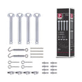 Paulmann 17834 Seilsytem Seil-Zubehör Spann-Montage-Set 165 mm Chrom Zubehör Halogen Seilsysteme 12V enthält Umlenker Seilösen