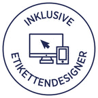 AVERY Zweckform L7676-100 selbstklebende CD-Etiketten (200 blickdichte CD-Aufkleber, Ø 117mm auf A4, SuperSize, Papier matt, bedruckbare Klebeetiketten für alle A4-Drucker) 100 Blatt, weiß