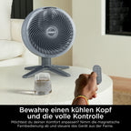 Shark FlexBreeze TableMate Akku-Ventilator, innen & außen, ≤24h Laufzeit, Hochgeschwindigkeits-Kühlung, 20 m Reichweite, leise & langlebig, 5 Geschwindigkeiten, Oszillation, Fernbedienung FA150EU