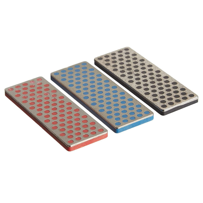 DMT Mini Diamant Ski und Snowboard Abziehstein, 70 mm, Set mit 3 Stück, WS7K