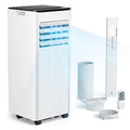Mobile Klimaanlage 9000 BTU mit Abluftschlauch | 4-in-1 Mobiles Klimagerät | Leiser Betrieb <48 dB | Digitaldisplay + Fernbedienung | Fenster-Installationsset | 24h-Timer | Für Räume bis 25 m²